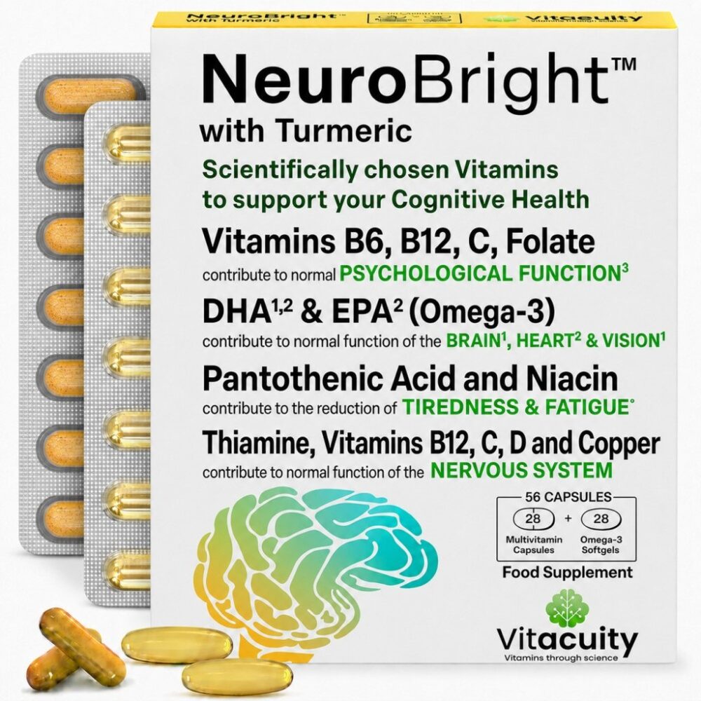 NeuroBright - two tablet system designed to support your Brain as you age .